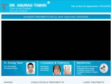 Tablet Screenshot of dranuragtiwari.com